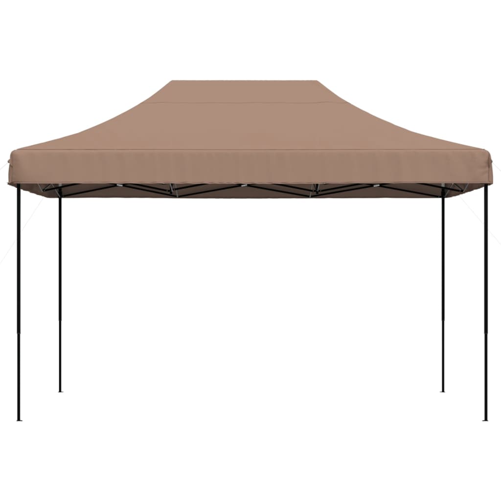Partyzelt Faltbar Pop-Up Beige 410x279x315 cm