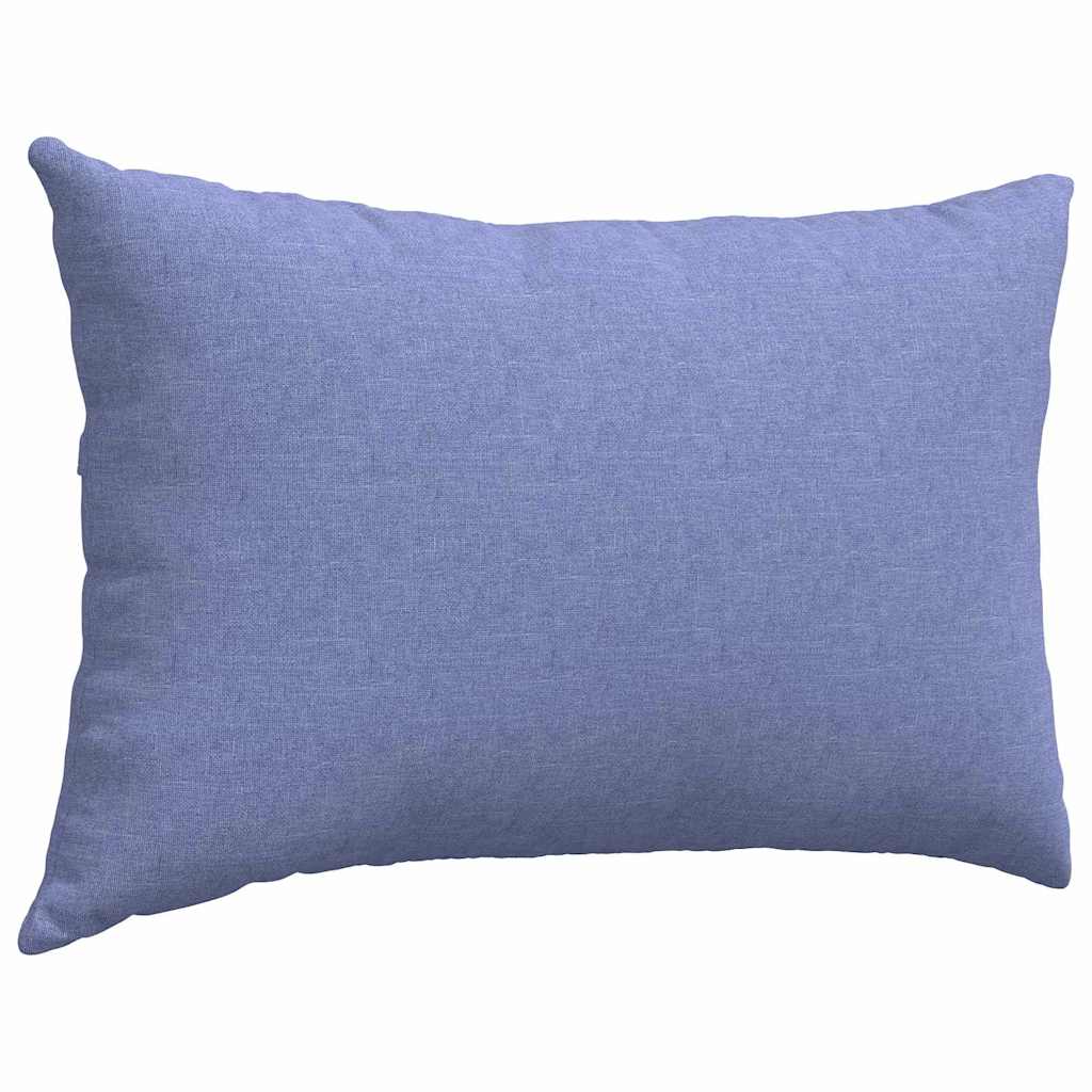 Sofakissen 2 pcs Hellgrau 50 x 30 cm Stoff