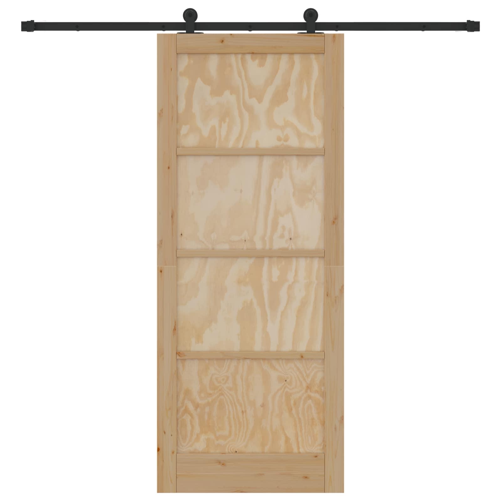 Schiebetür ORKDAL Natur 61 x 198,5 cm Massives Kiefernholz