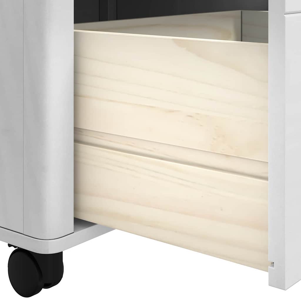 Küchentrolley FLORO Wachsbraun 72,5 x 45 x 80 cm