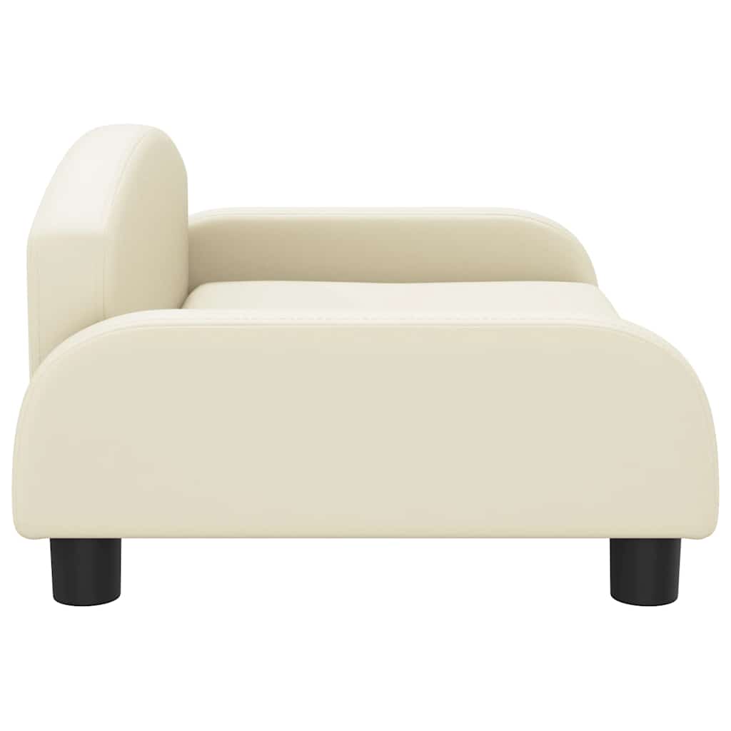 Kindersofa Schwarz 70x45x30 cm Kunstleder