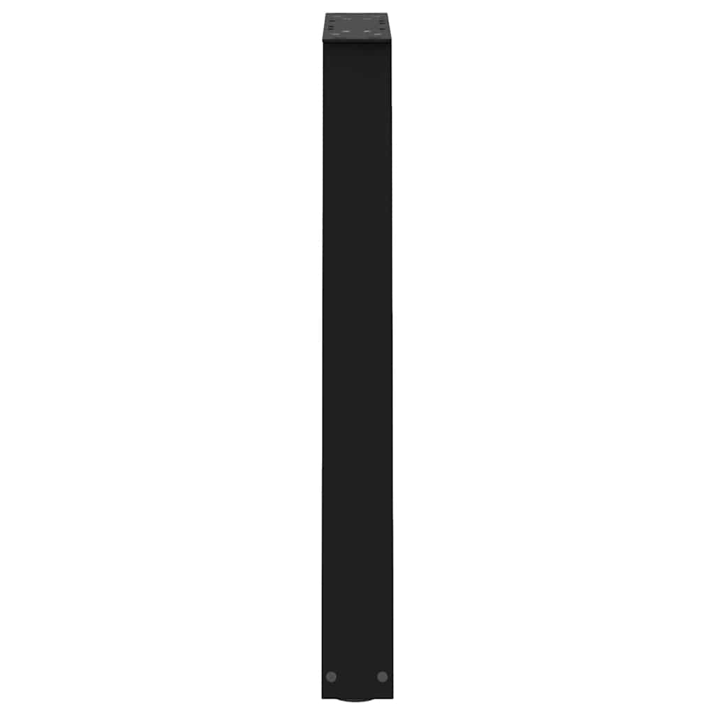 Couchtischbeine V-Form 2 Stück Schwarz 30x(30-31,3) cm Stahl