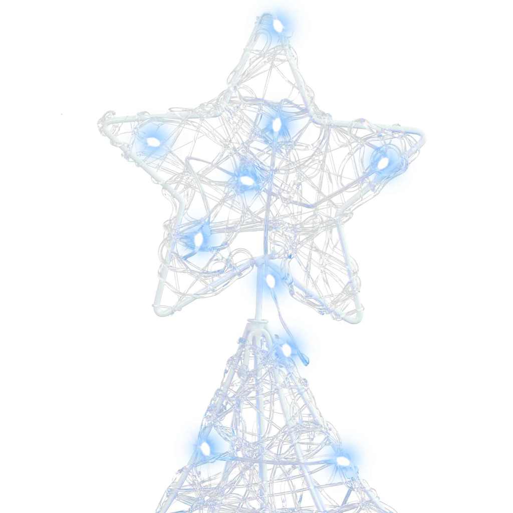 Weihnachtsbaum mit 100 LEDs Warmweiß 120 cm Acryl