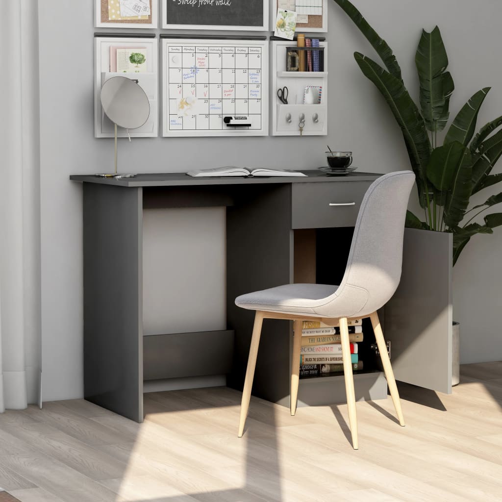 Schreibtisch Weiß 100×50×76 cm Holzwerkstoff