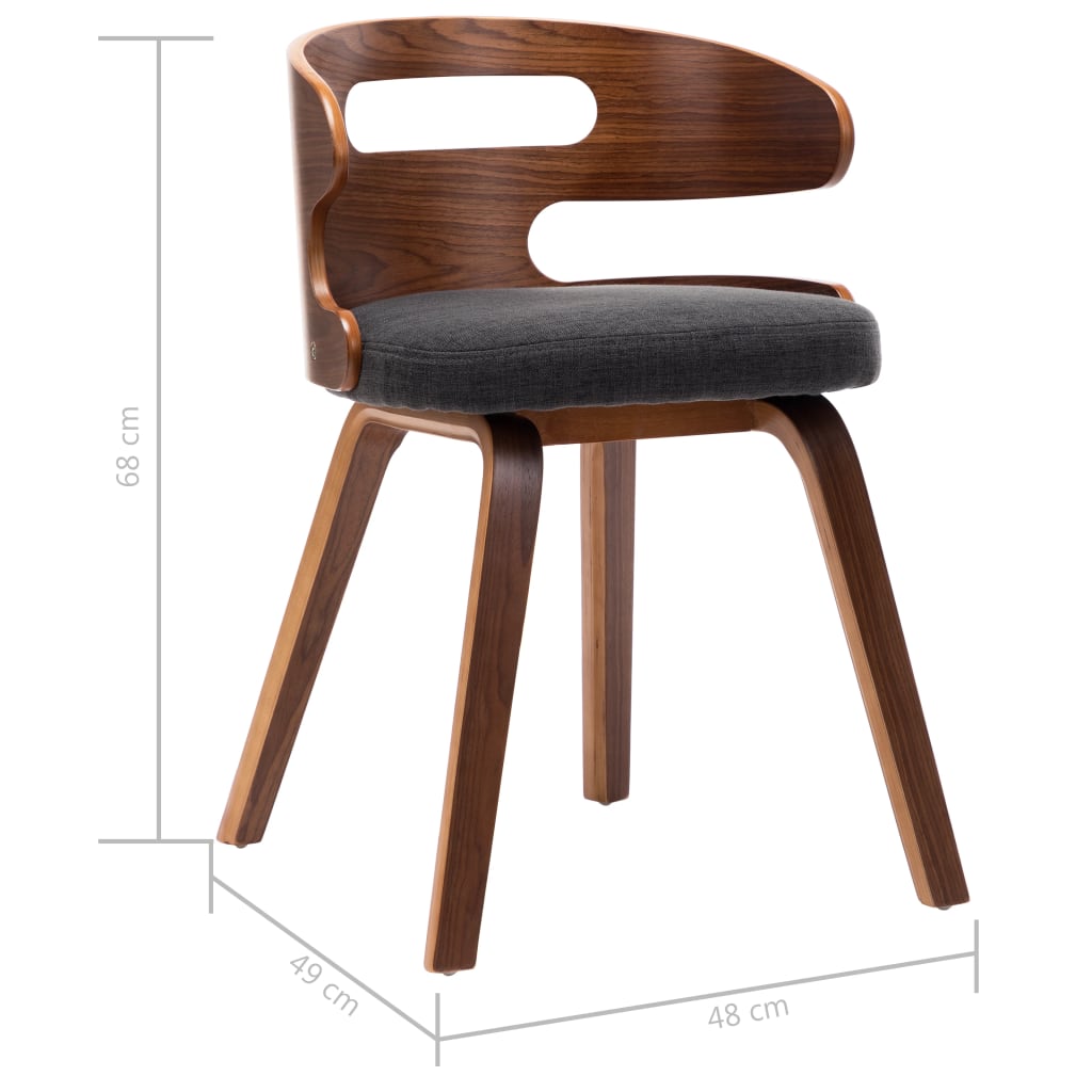 Esszimmerstühle 4 Stk. Braun Bugholz und Kunstleder