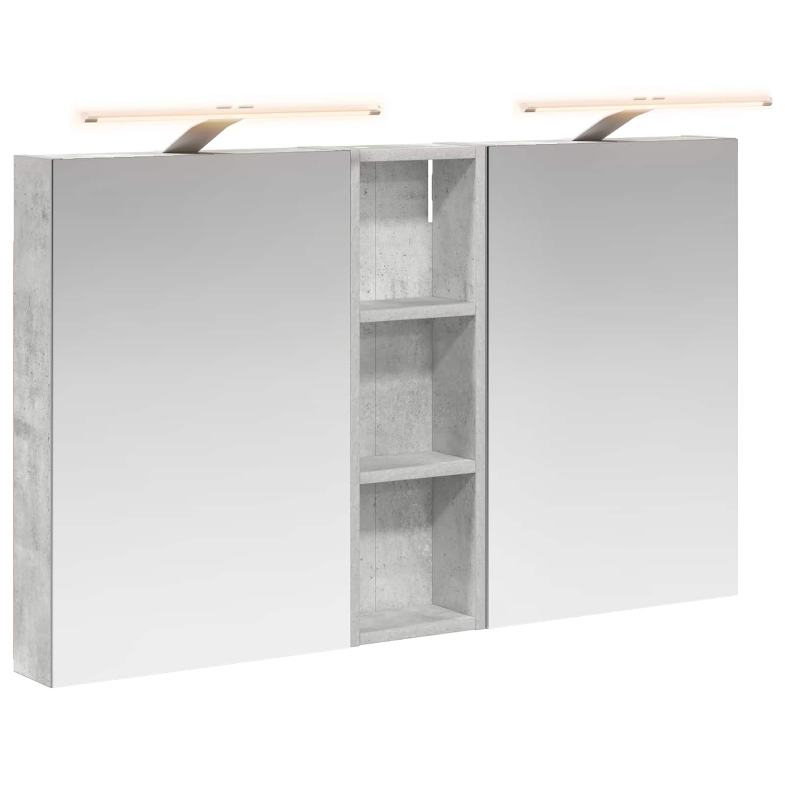 Badezimmerschrank-Set 3 pcs 80 x 10,5 x 50 cm Holzwerkstoff