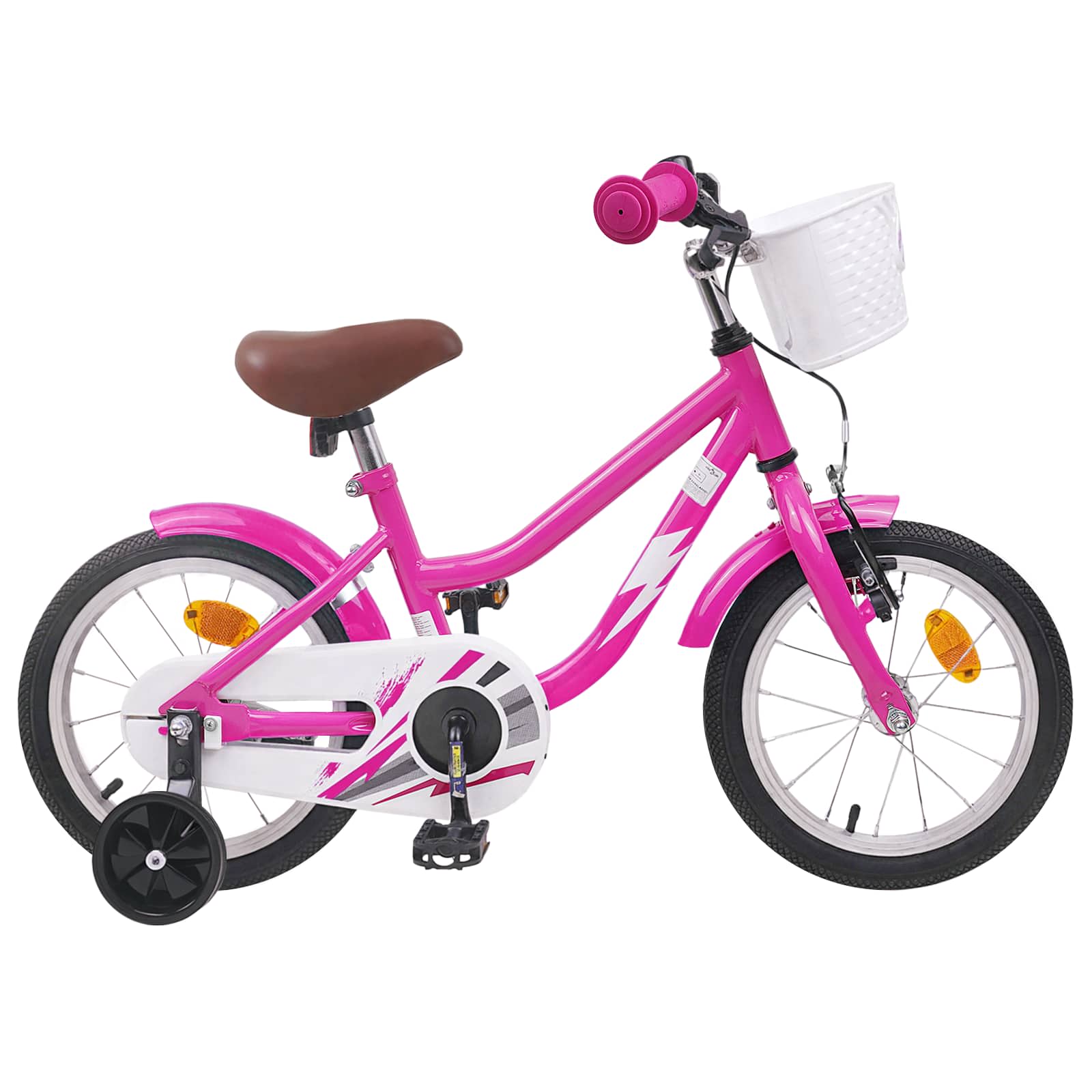 Kinderfahrrad 12 Zoll für 2-4 Jahre alt Hellrosa