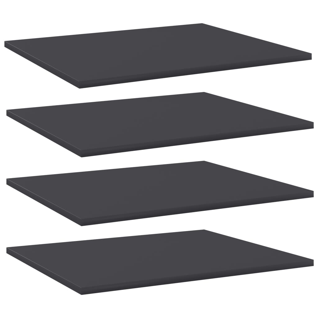Bücherregal-Bretter 4 Stk. Weiß 40x10x1,5 cm Holzwerkstoff