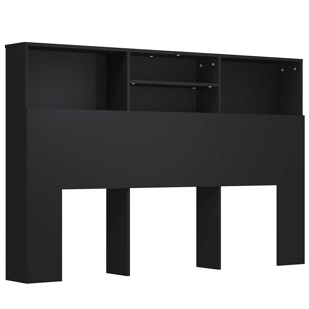 Bett-Kopfteil mit Ablagen Weiß 100x19x103,5 cm