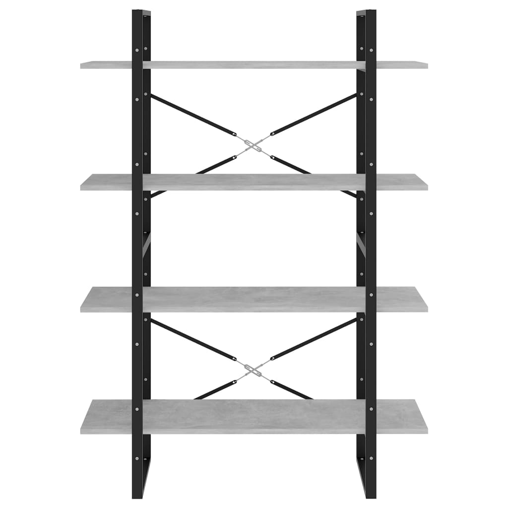Bücherregal 2 Fächer Weiß 100x30x70 cm Holzwerkstoff