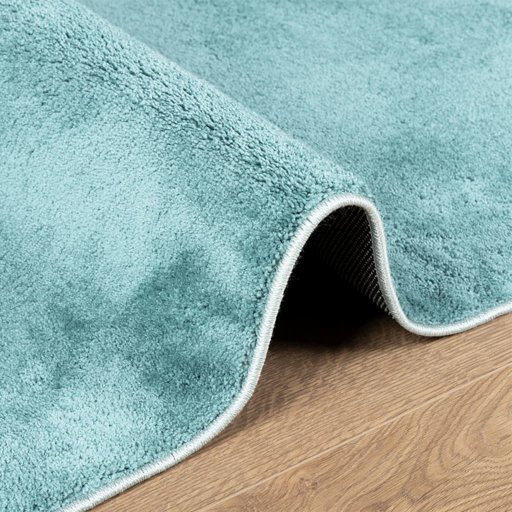 Teppich OVIEDO Kurzflor Anthrazit 120x120 cm