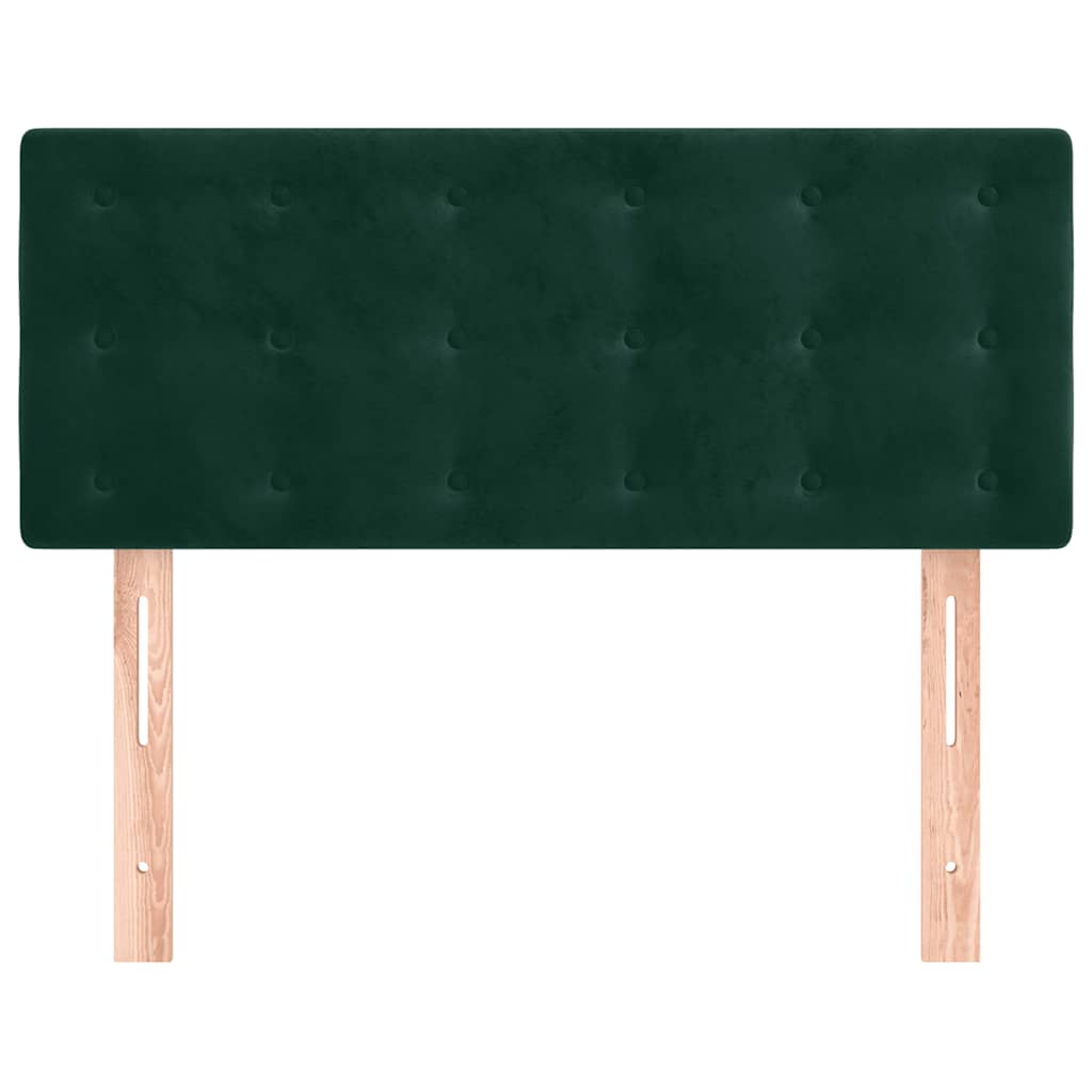 Kopfteil Hellgrau 80x5x118/128 cm Samt