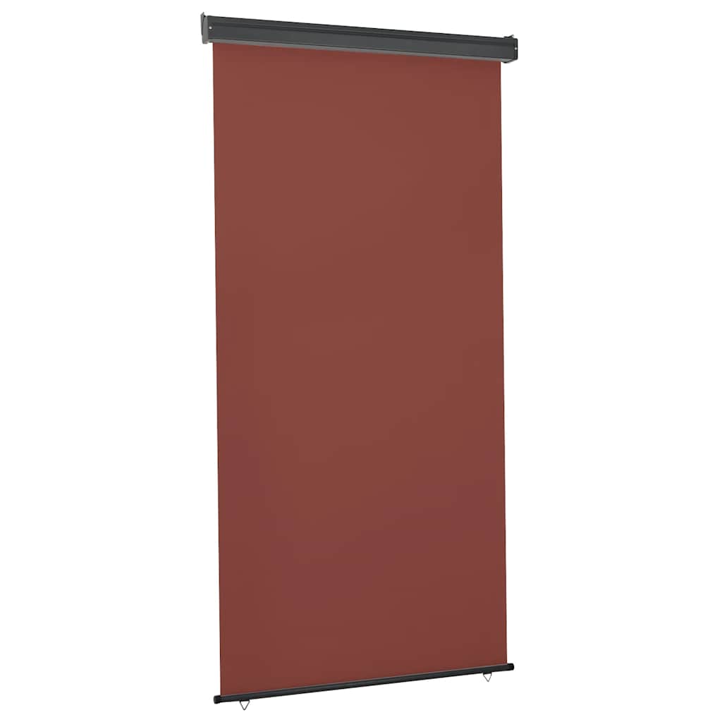 Balkon Seitenmarkise 60 x 250 cm 100% Polyester Eisen Stahl