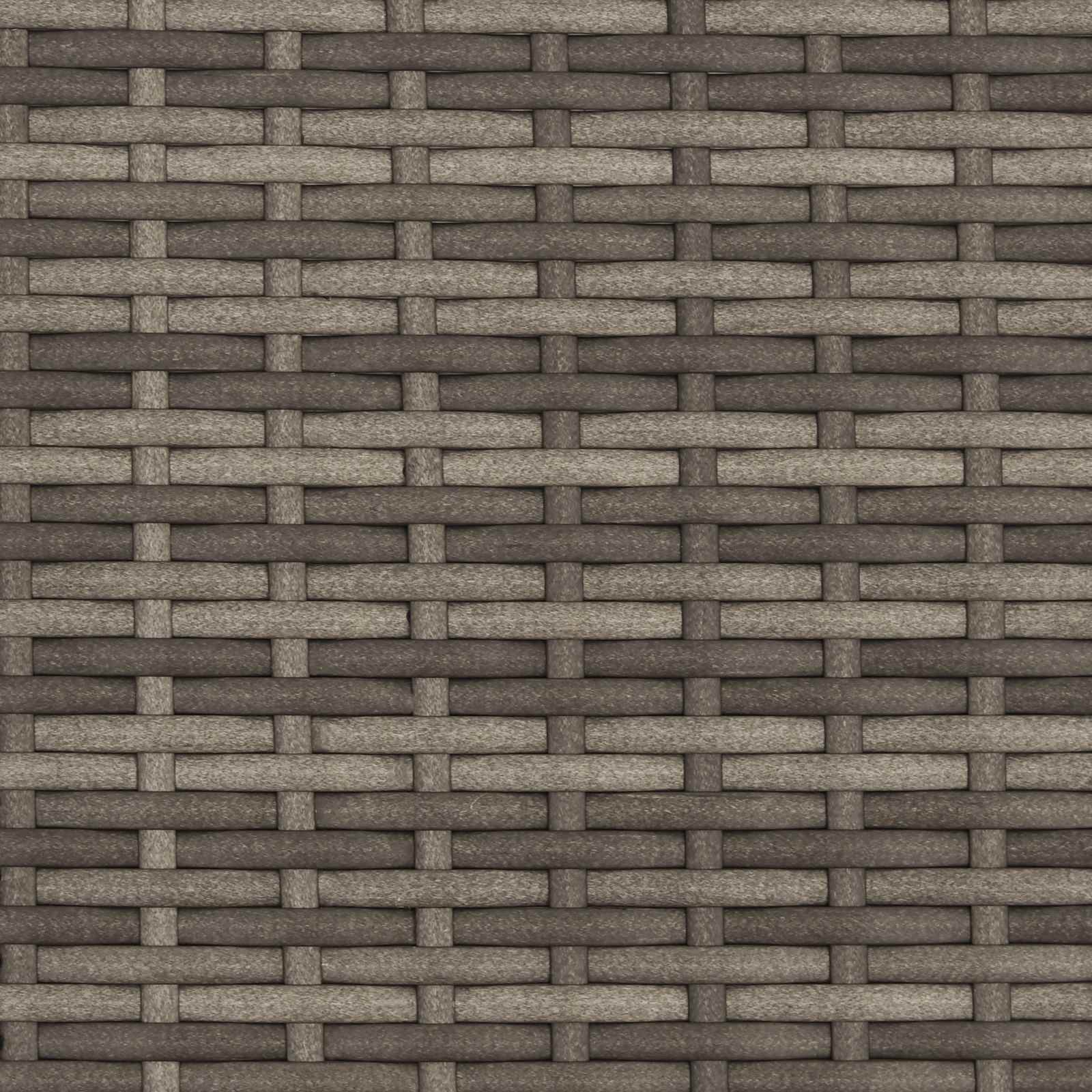 Gartenpflanzer mit Gitter Grau 35 x 30 x 135 cm Poly-Rattan