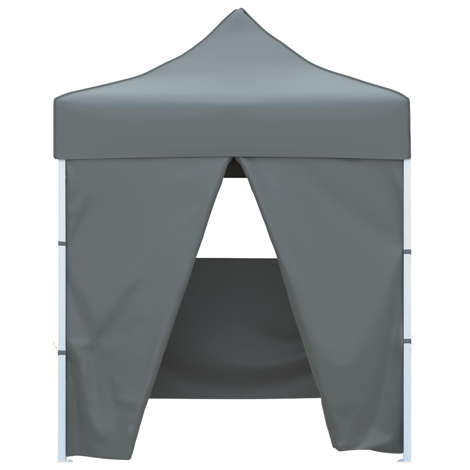 Partyzelt Faltbar Pop-Up Schwarz 200x200x306 cm