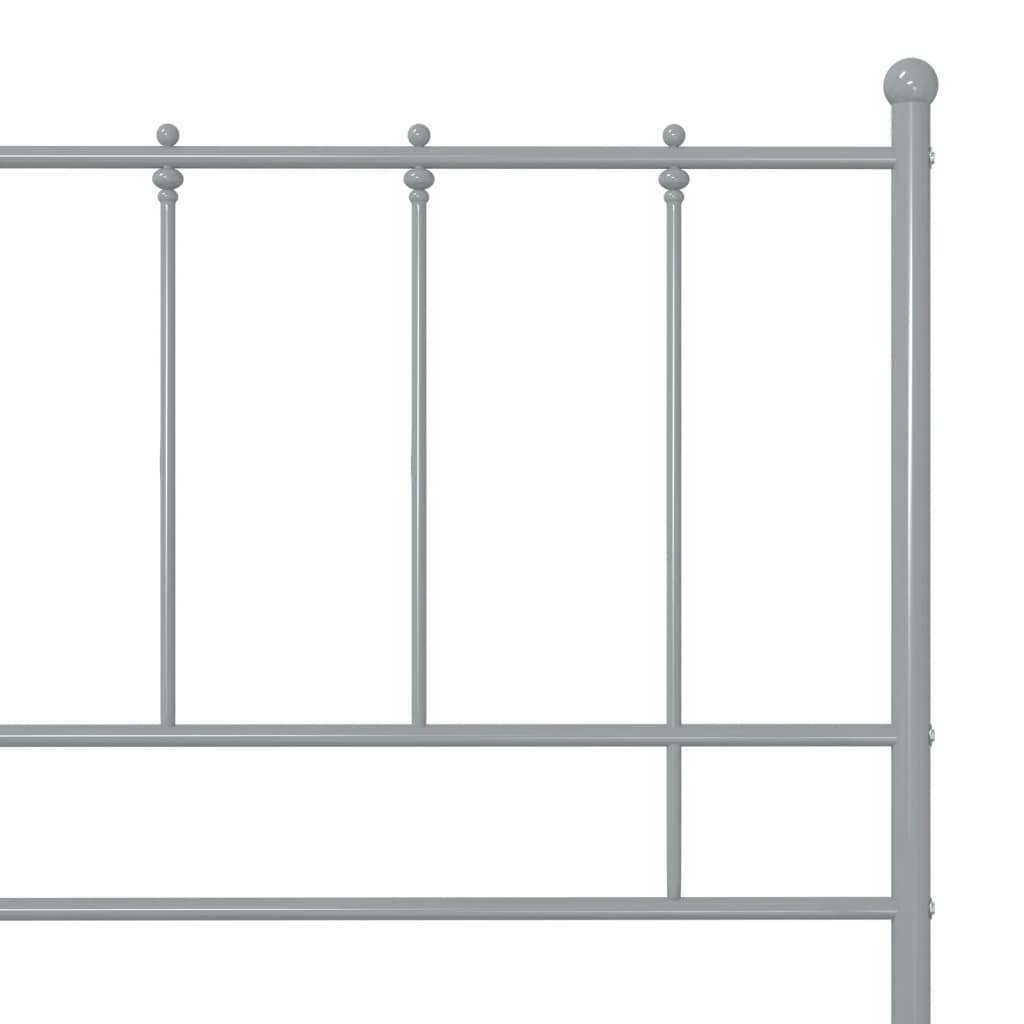 Bett Schwarz Metall 120x200 cm