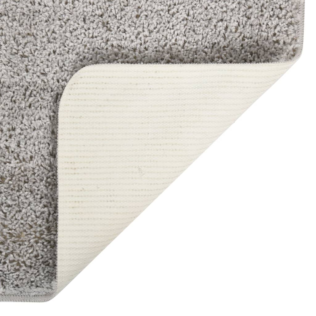 Anti-Rutsch Shaggy Teppich Dunkelgrau 200 x 200 cm PP
