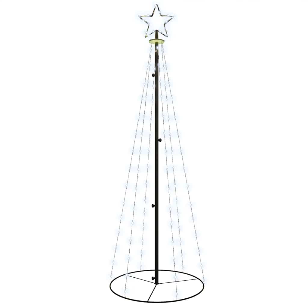 LED-Weihnachtsbaum Kegelform Warmweiß 108 LEDs 70x180 cm