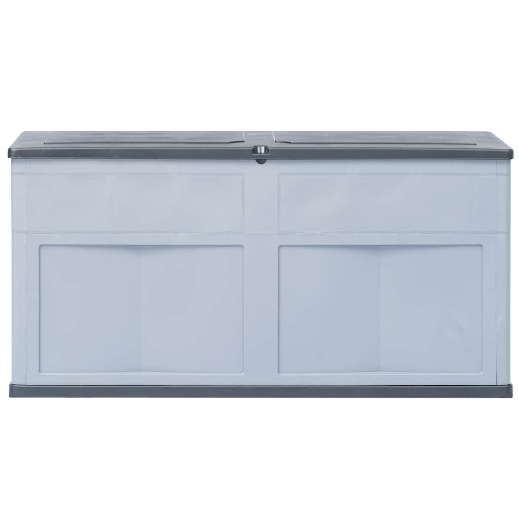 Garten-Aufbewahrungsbox 320 L Schwarz