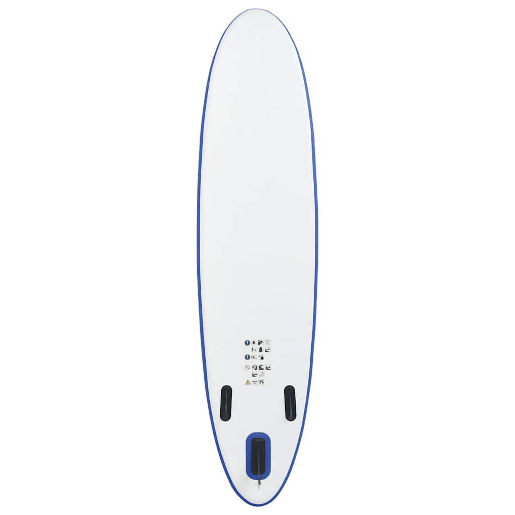 Stand Up Paddle Board SUP Aufblasbar Rot und Weiß