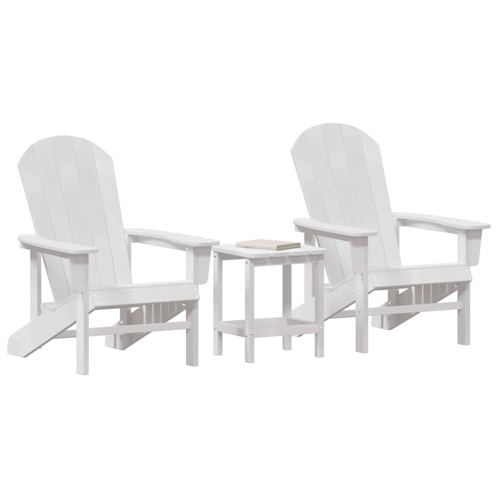 Gartenstuhl 2 pcs Weiß 82 x 74 x 92 cm Polyethylen