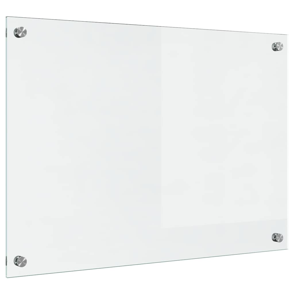 Küchenrückwand 2 pcs Weiß 70 x 40 cm Gehärtetes Glas