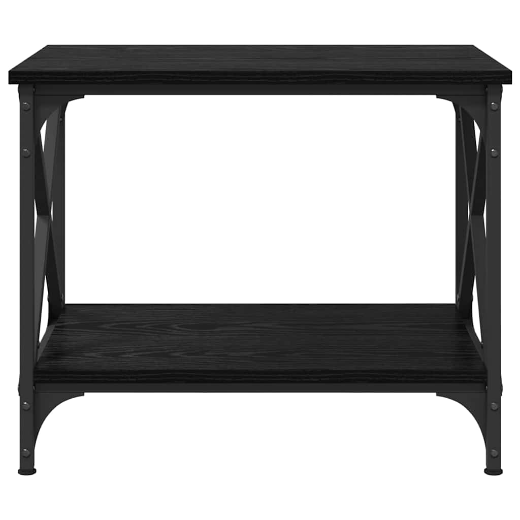Beistelltisch Schwarz 55x38x45 cm Holzwerkstoff