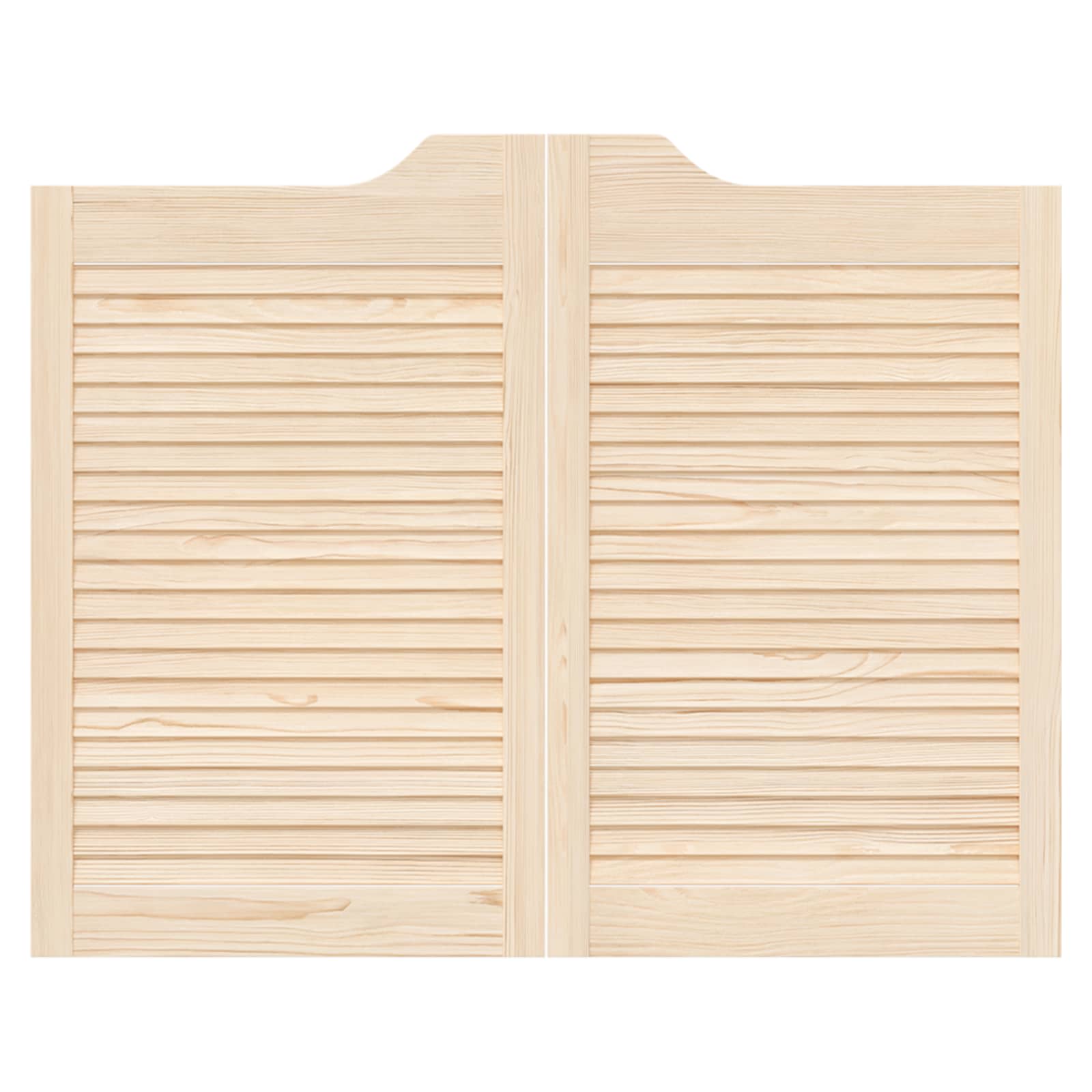 Schwingtüren Natur 80 x 40 cm Massives Kiefernholz