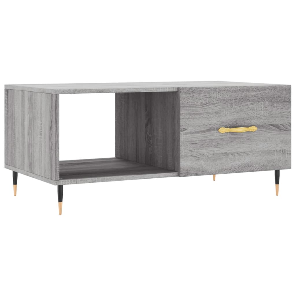 Couchtisch Betongrau 90x50x40 cm Holzwerkstoff