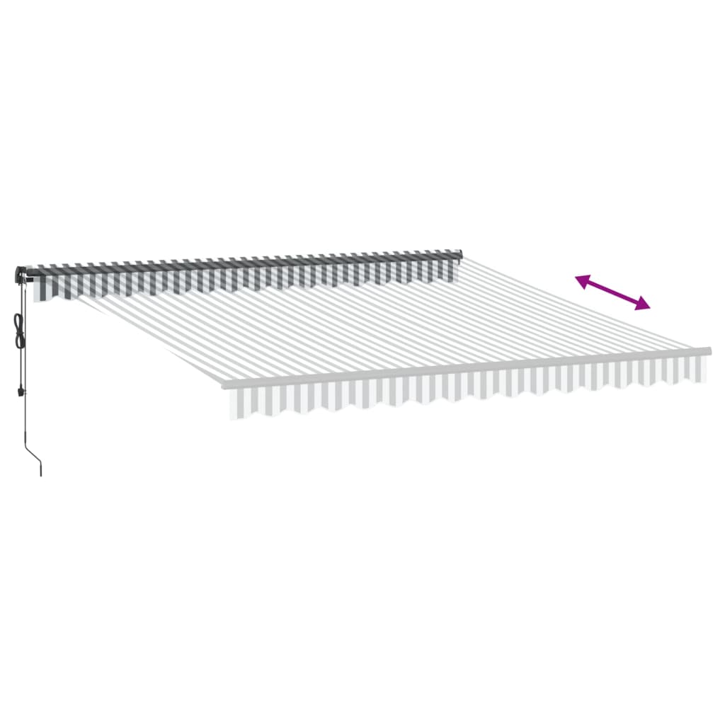 Markise Automatisch Einziehbar 350x250 cm Creme
