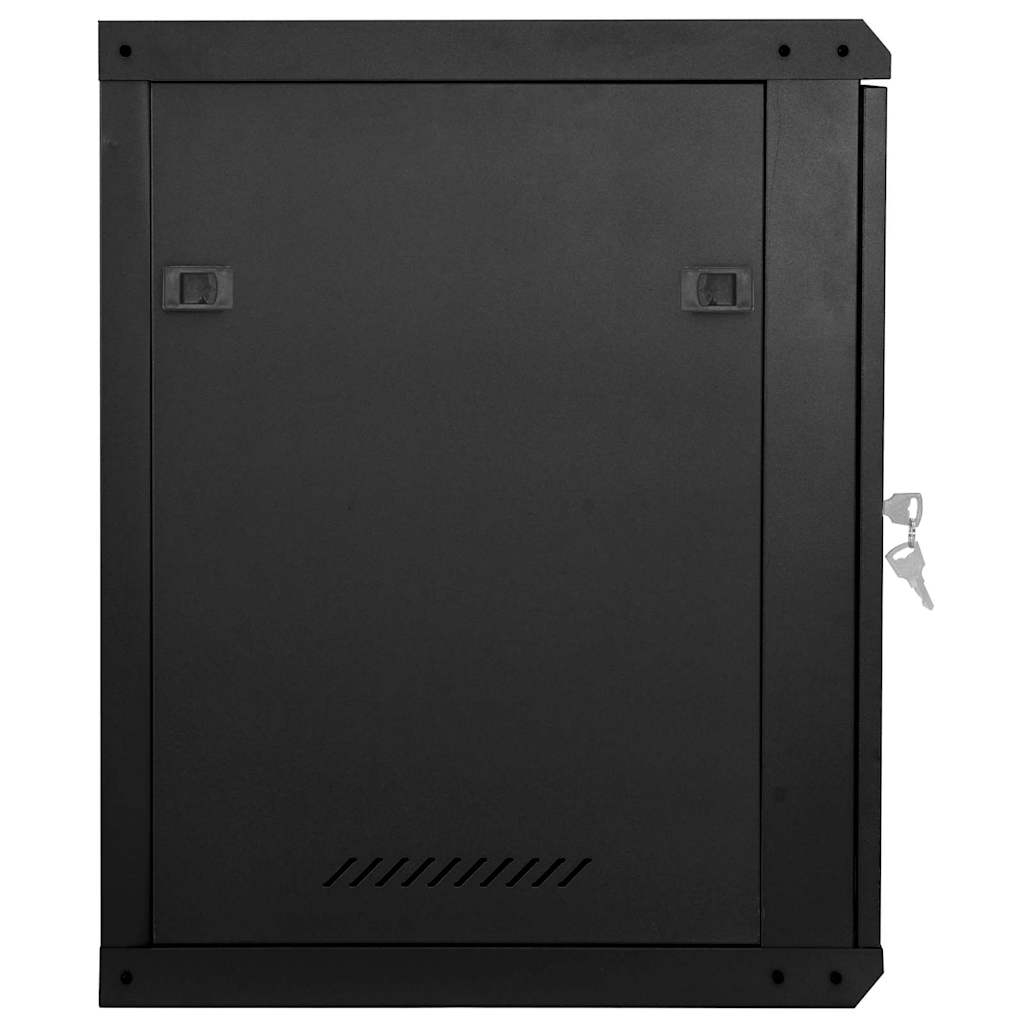 Netzwerkschrank mit Speicher Grau 60 x 45 x 28 cm Stahl