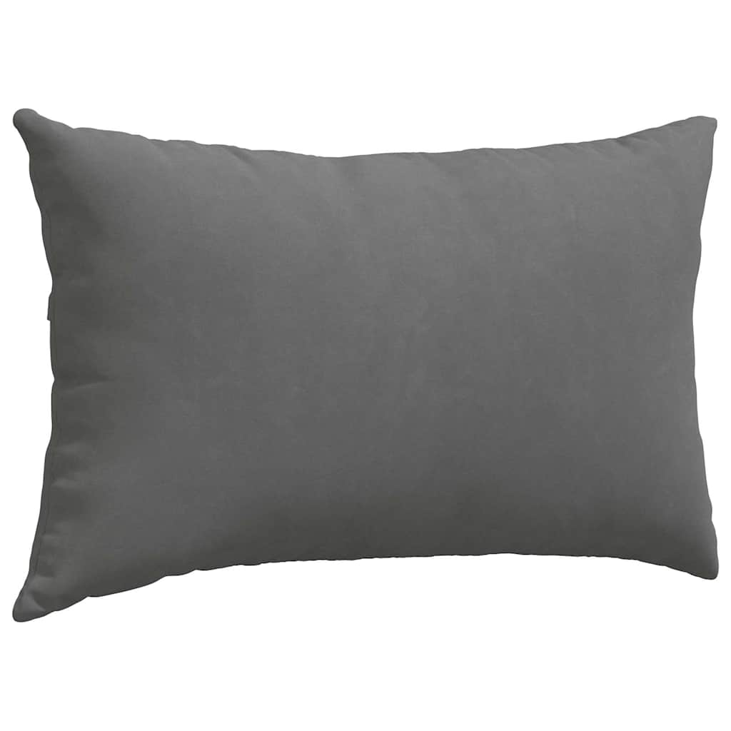 Sofakissen 2 Stück Taupe 50 x 30 cm Stoff