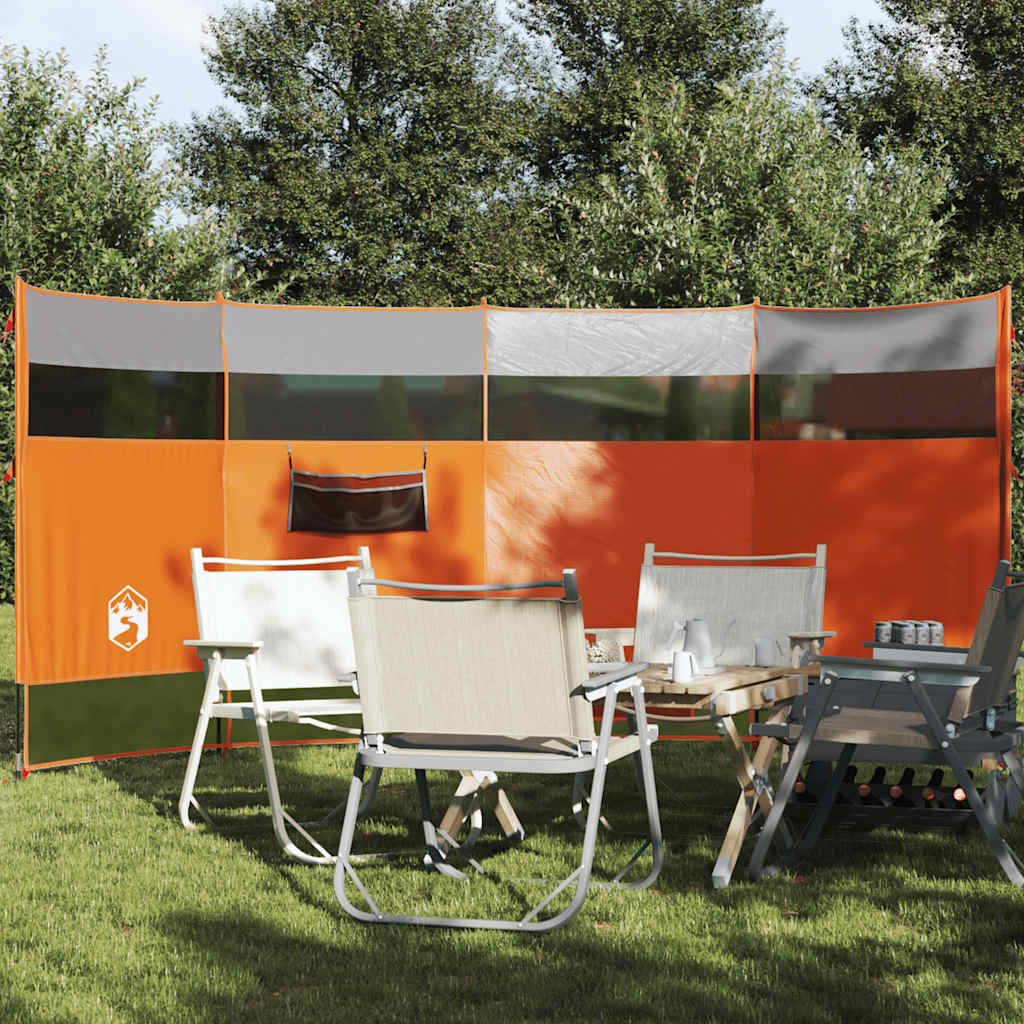 Camping-Windschutz Grün 510x153 cm Wasserdicht