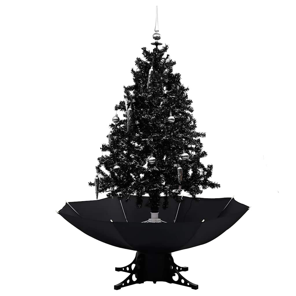Schneiender Weihnachtsbaum mit Schirmfuß Grün 75 cm