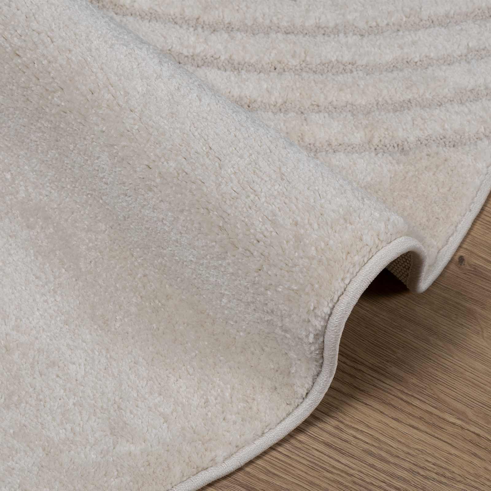 Bereichsteppiche Rechtwinklig GALATI Creme 150 x 80 cm
