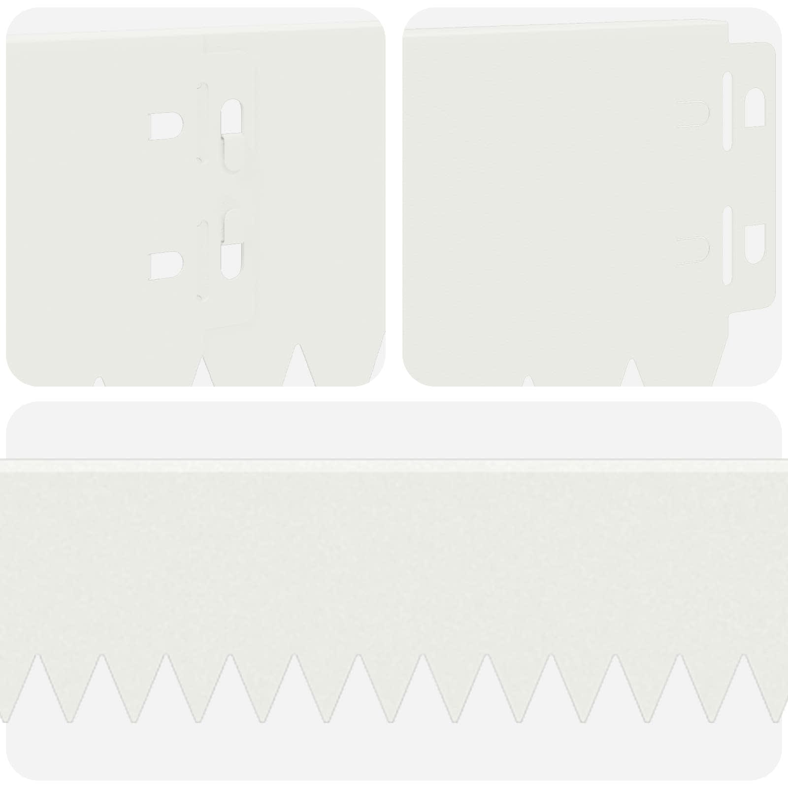 Raseneinfassung 10 pcs 103 x 10 cm Stahl Schwarz