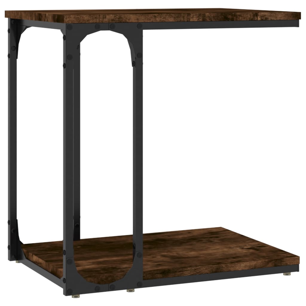 Beistelltisch Schwarz 50x35x52 cm Holzwerkstoff