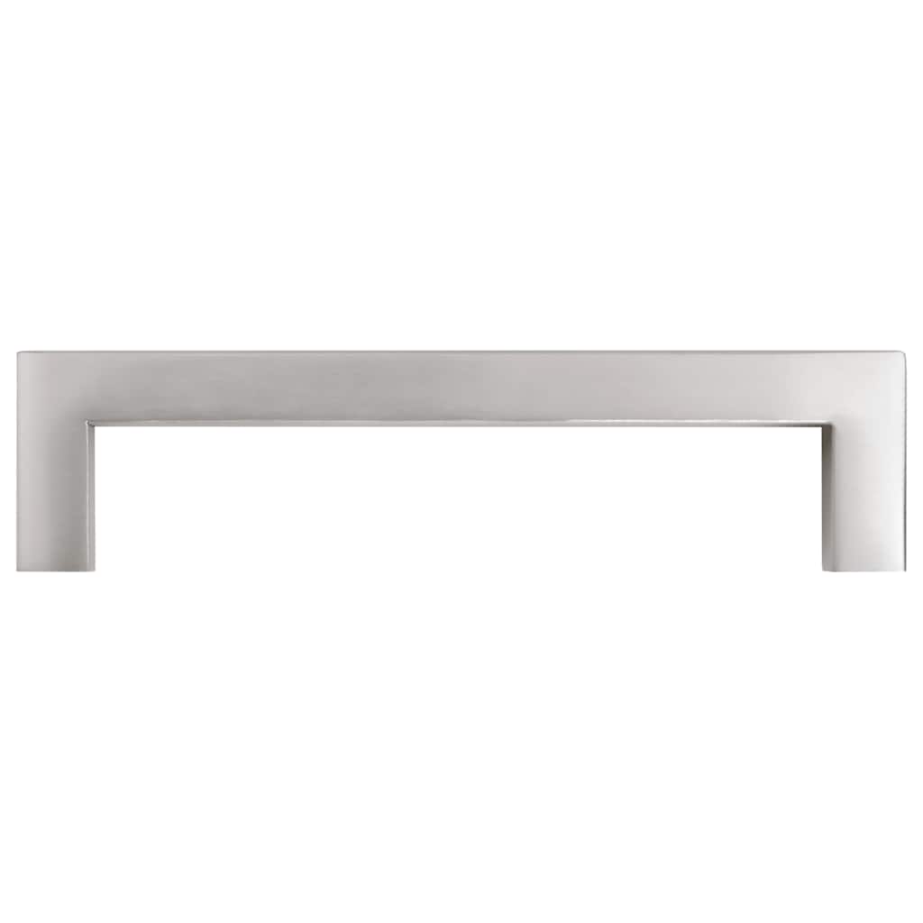 Möbelgriffe 10 Stk. Silbern 64 mm Edelstahl