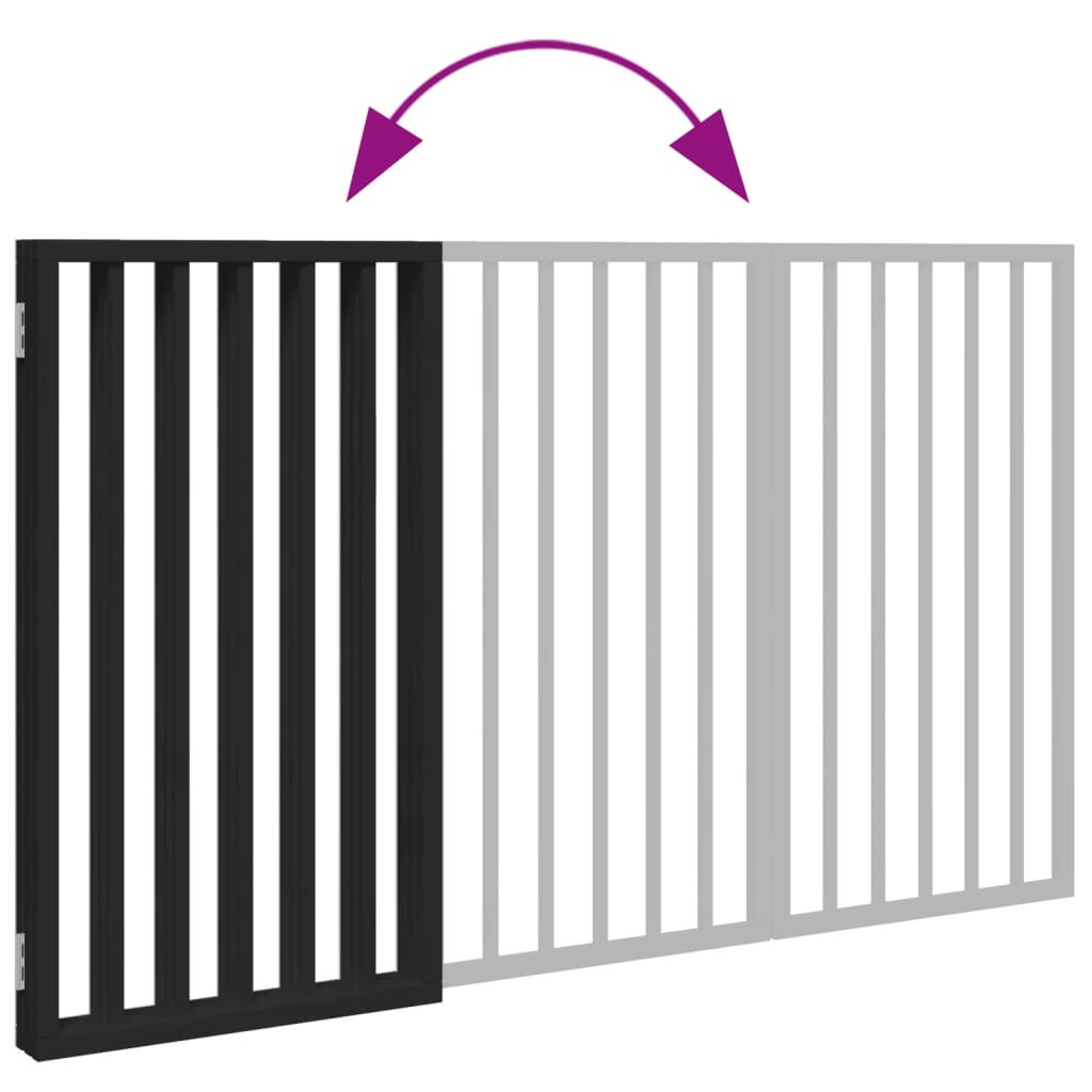 Hundegitter Faltbar 3 Paneele 150 cm Pappelholz