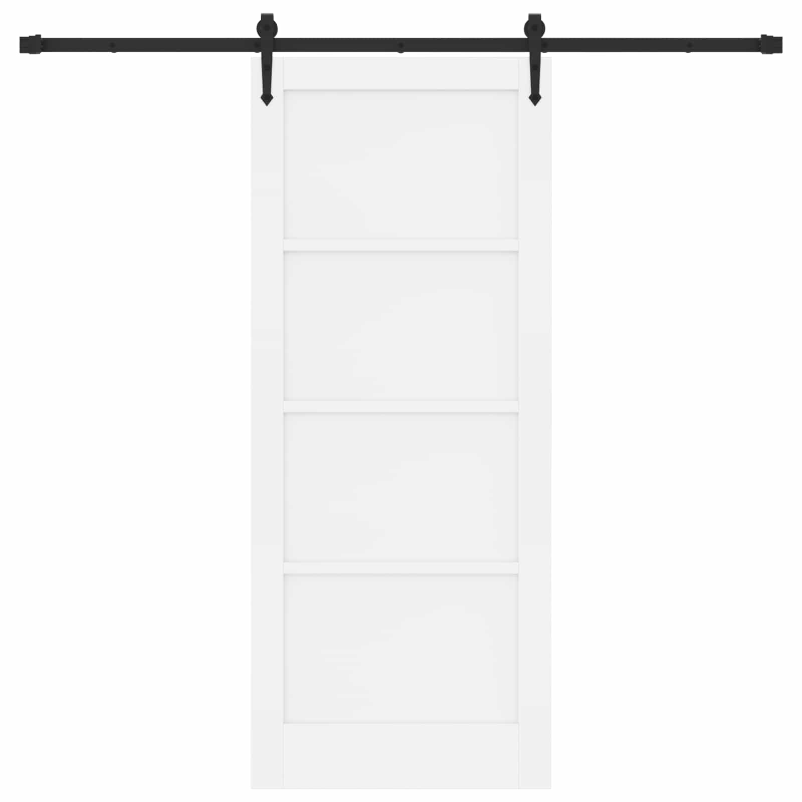 Schiebetür ORKDAL Natur 61 x 198,5 cm Massives Kiefernholz