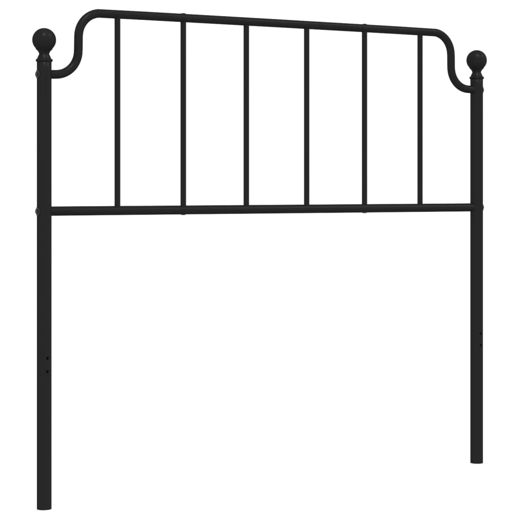 Ersatz-Kopfteil Metall Schwarz 135 cm