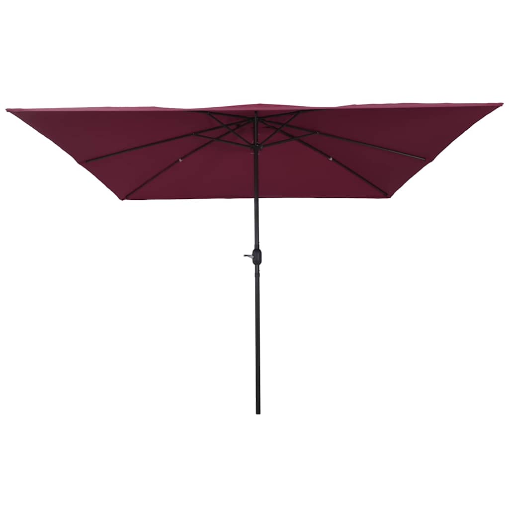 Garten-Sonnenschirm Sand 295 x 295 x 245 cm Polyester und Stahl