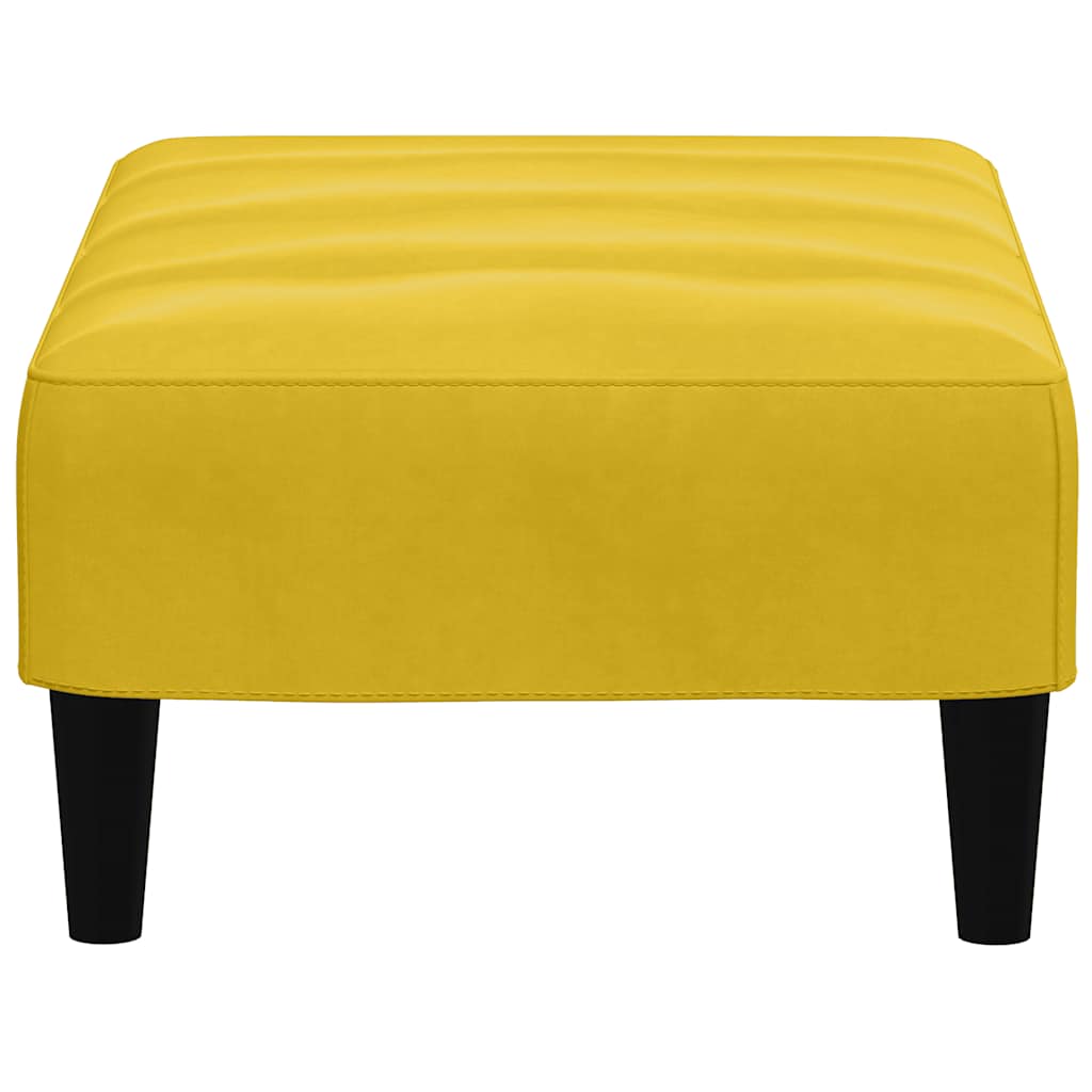 Fußhocker Blau 77x55x31 cm Samt