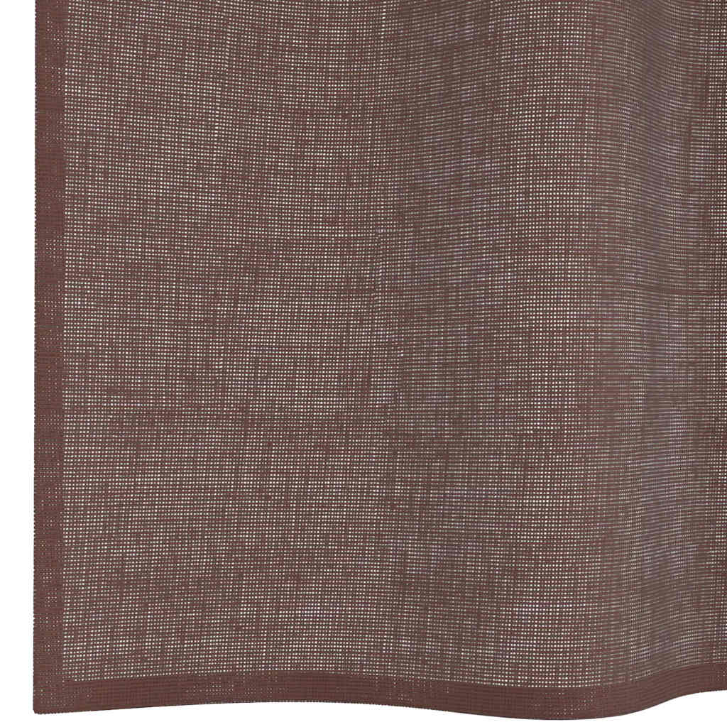 Voile Vorhänge mit Ösen 2 Stk. Apfelgrün 140x140 cm