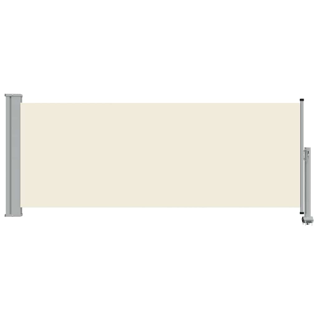 Seitenmarkise 60 x 300 cm 100% Polyester Eisen Stahl