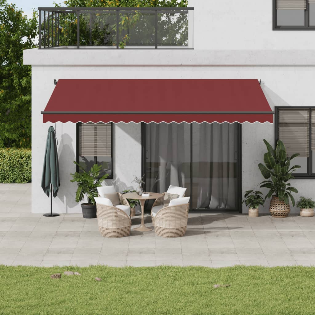 Markise Automatisch Einziehbar 350x250 cm Creme