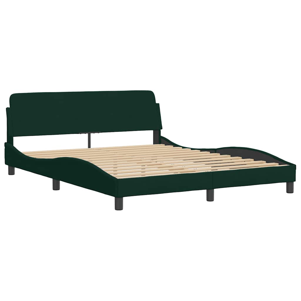 Bett mit Matratze "Hanko" Hellgrau 80x200 cm Samt