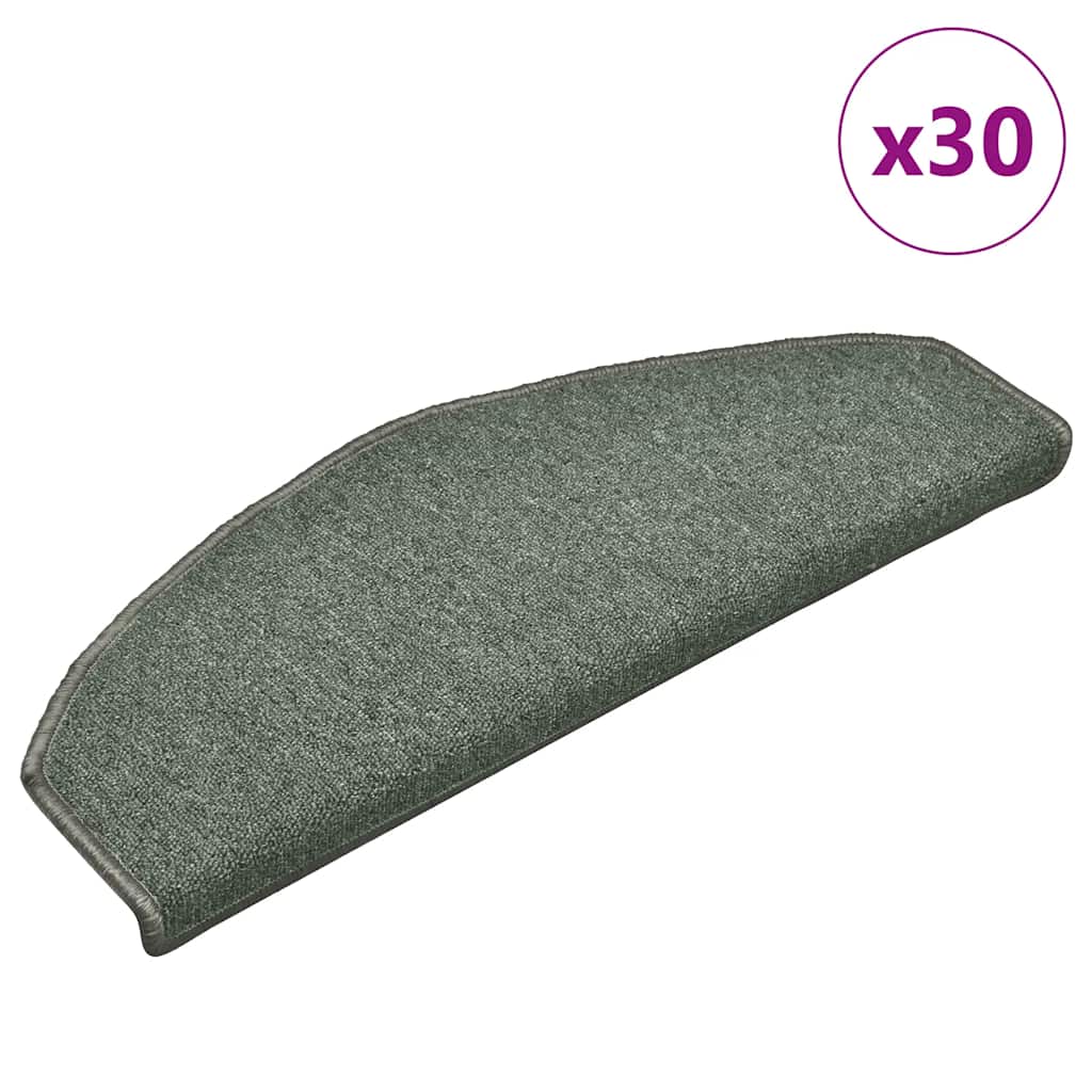 Stufenmatten 15 Stk. 56x17x3 cm Anthrazit Halbrund