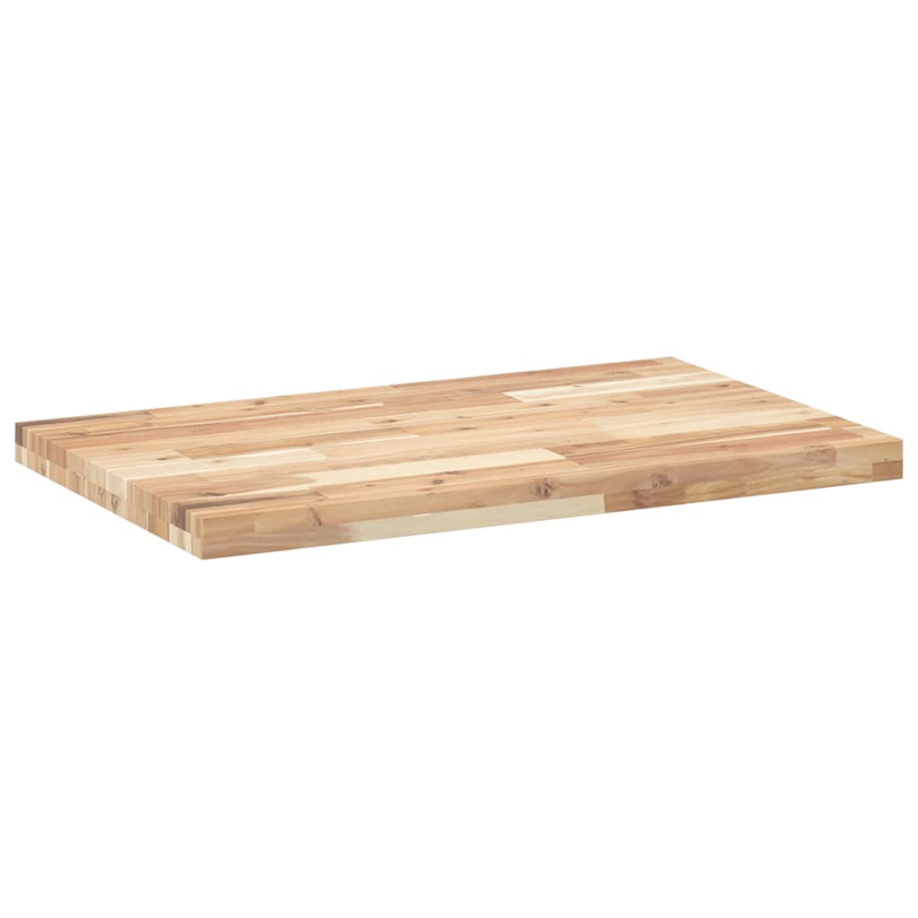 Schreibtischplatte Unbehandelt 60x50x2 cm Massivholz Akazie