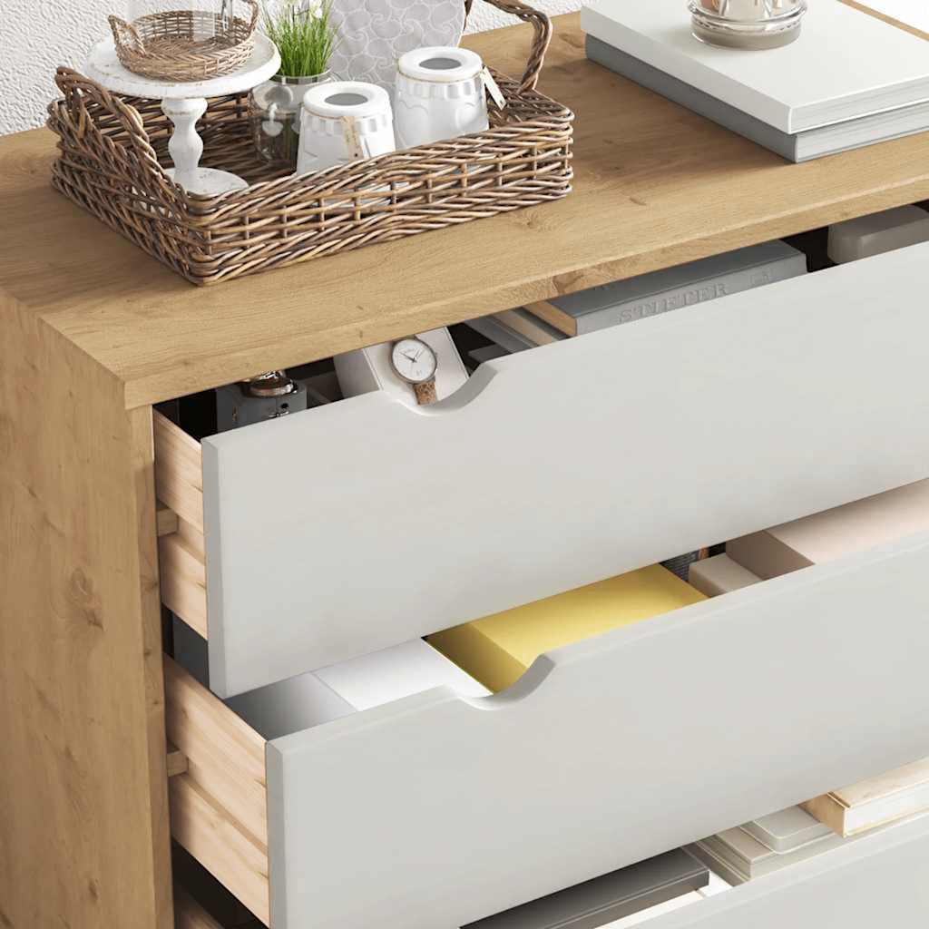 Schubladenschrank OTTA 76,5x39,5x90 cm Massivholz